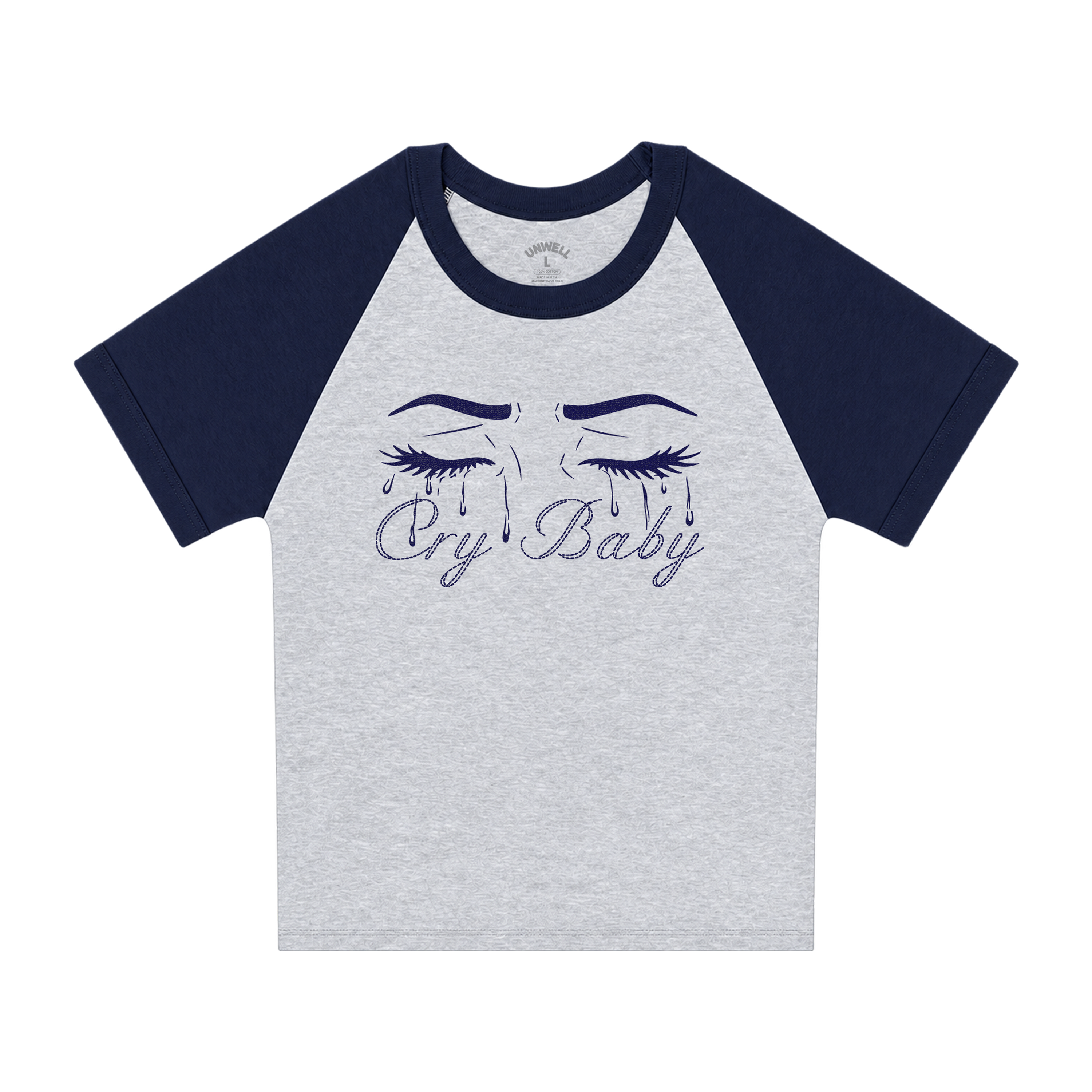 CRY BABY RAGLAN BABY TEE