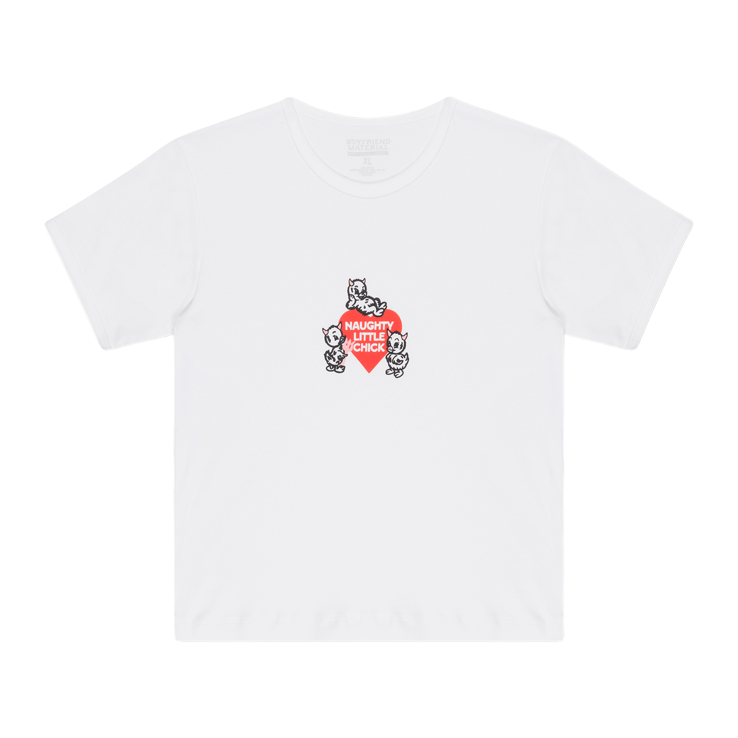 NAUGHTY CHICK BABY TEE