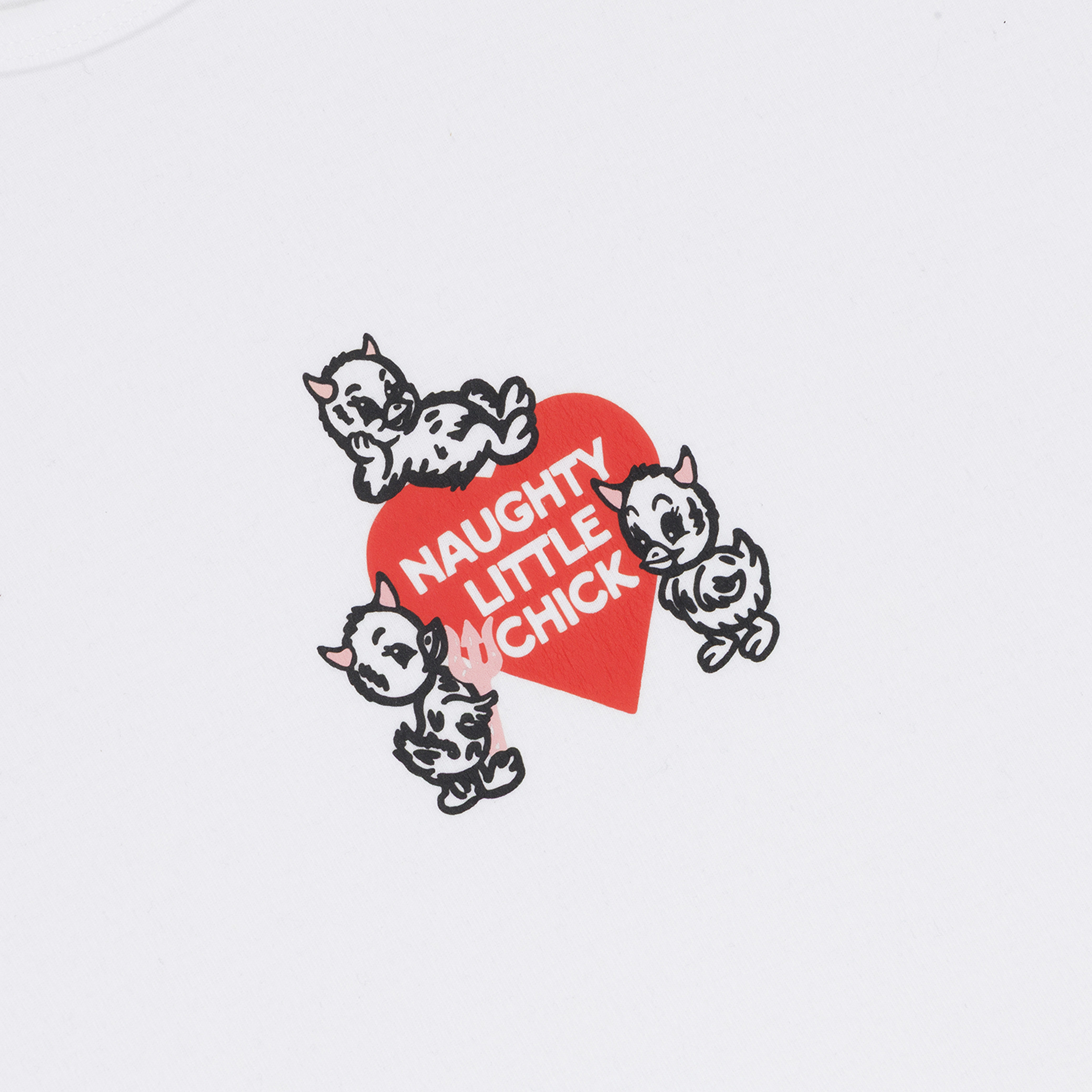 NAUGHTY CHICK BABY TEE