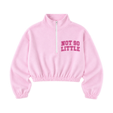 NOT SO LITTLE HALF-ZIP PULLOVER