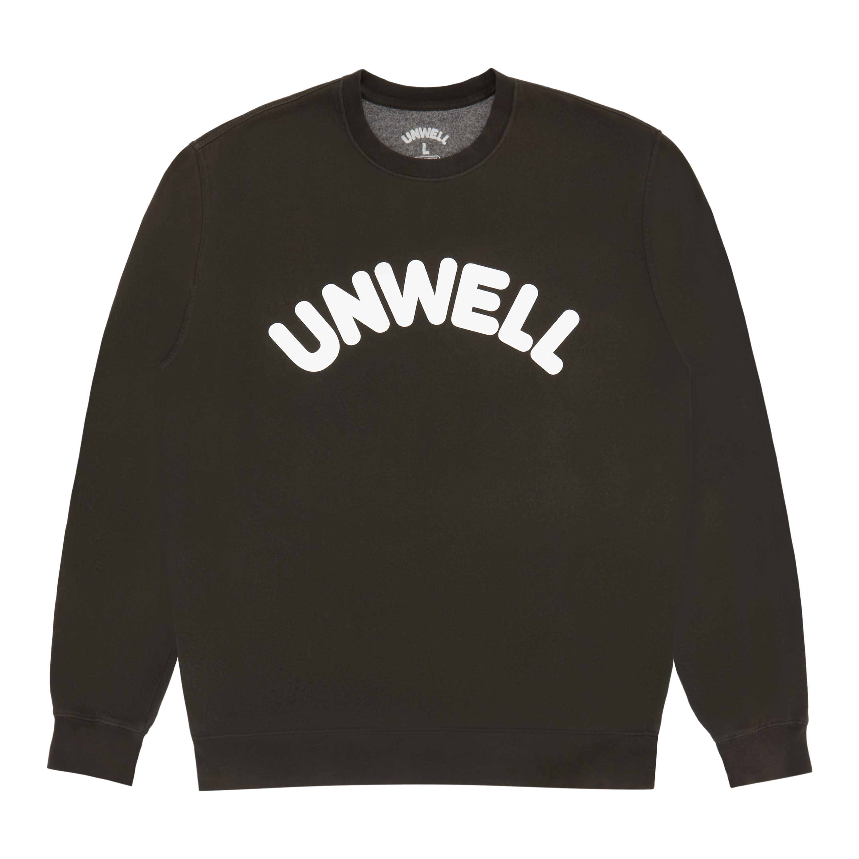 UNWELL CREWNECK (VINTAGE BLACK)