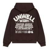 UNWELL TOUR HOODIE (BROWN)