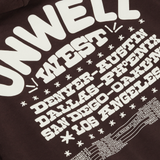 UNWELL TOUR HOODIE (BROWN)