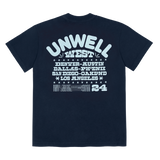 UNWELL TOUR TEE (NAVY)