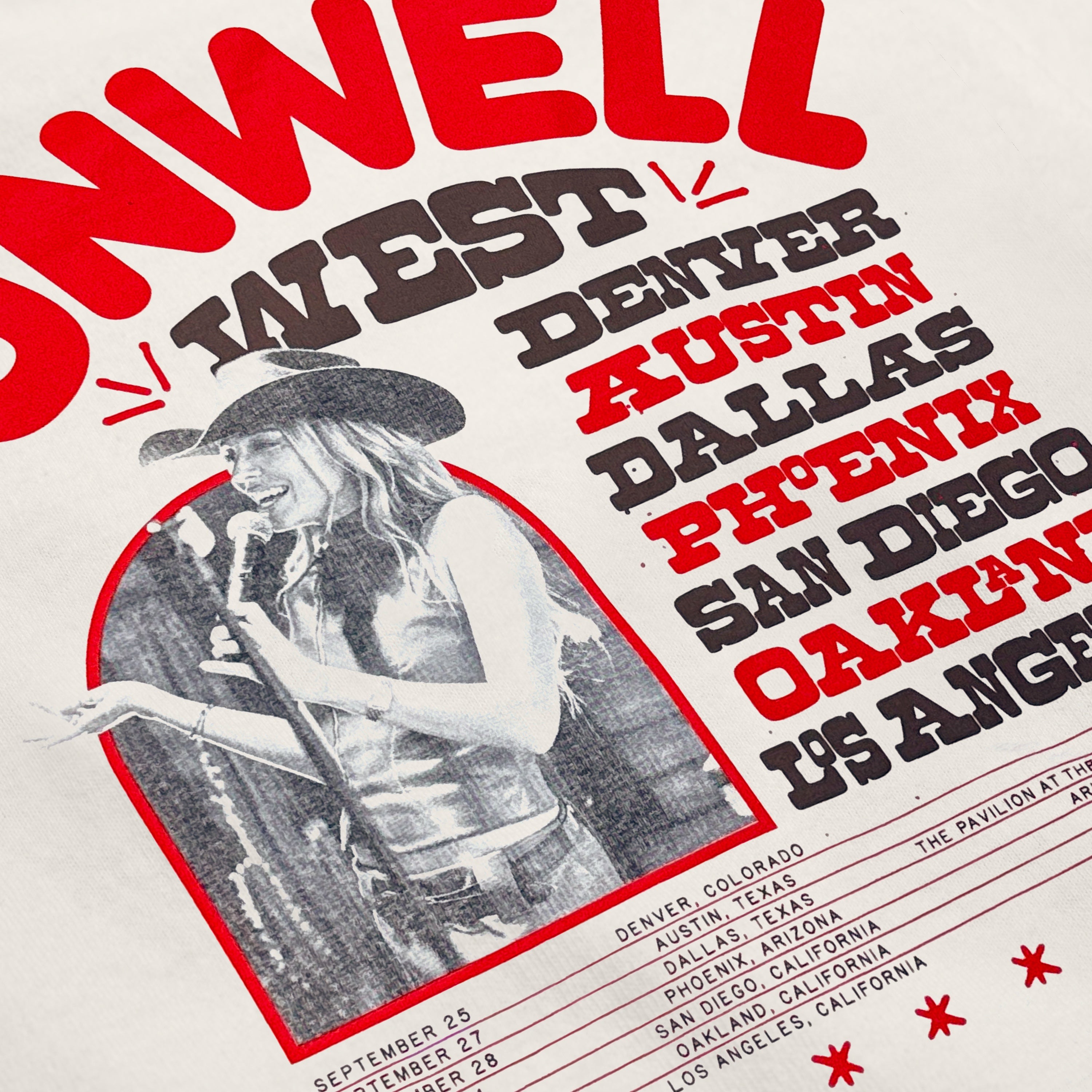 UNWELL WEST TOUR TEE