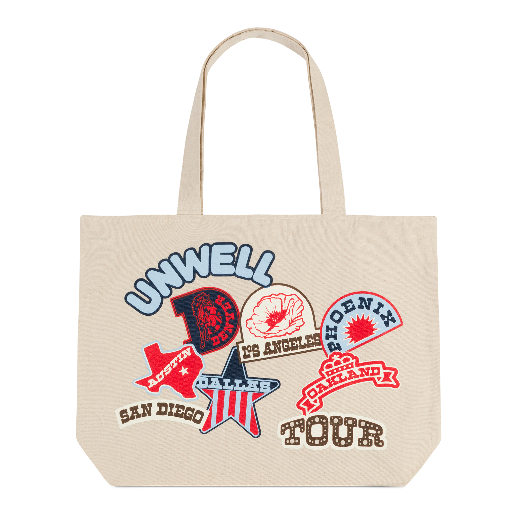 UNWELL WEST TOUR ZIP TOTE