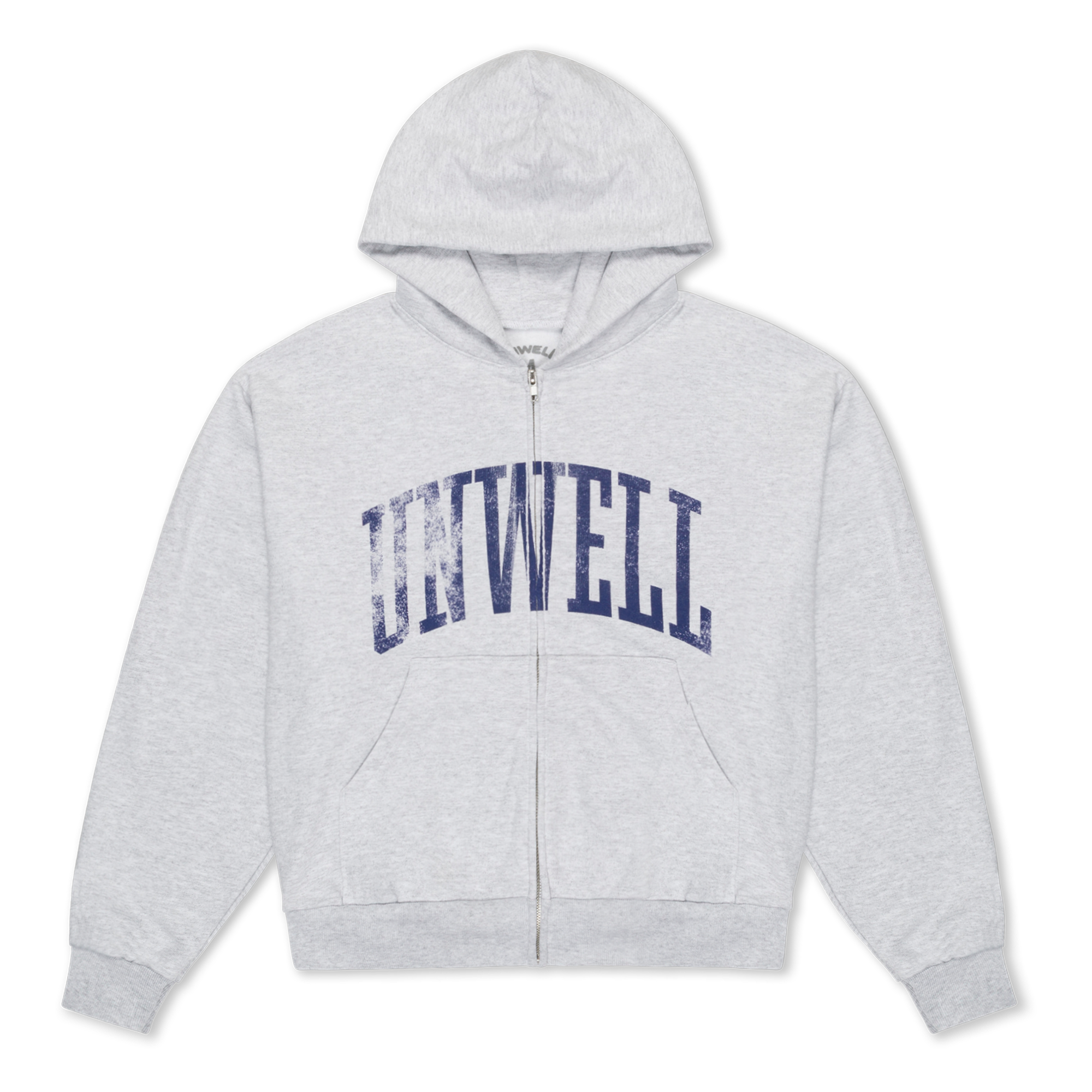 Unwell Merch UNWELL VARSITY ZIP HOODIE – Unwell Shop | Call Her Daddy and More