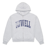 UNWELL VARSITY ZIP HOODIE